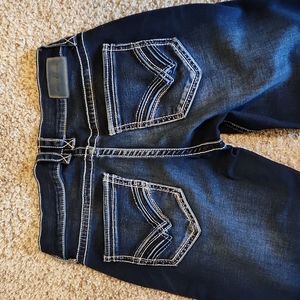 Buckle Black Three Slim Bootleg jeans